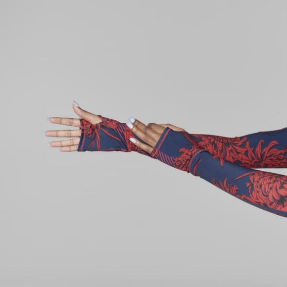 Adidas by Stella McCartney Red and Black Long Sleeve Top - Picture 8 of 8